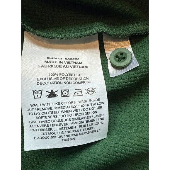 Men’s Dri Fit Nike Polo Shirt Small Green Short Sleeve - Picture 5 of 5